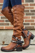 LM | Ankle-high boots with buckle