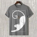 Men's Fibonacci Cat The Golden Ratio Print Casual T-shirt elevenforest