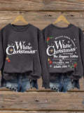 Comstylish Women's Christmas Print Casual Sweatshirt