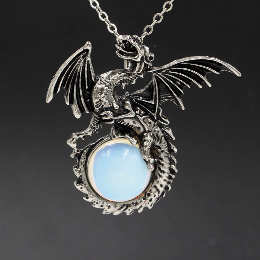 Dragon Sentinel Orb Necklace