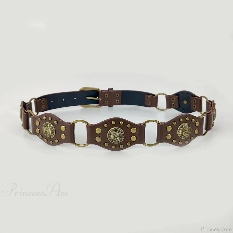 Rebellious Dark Metal Antique Corset Belt