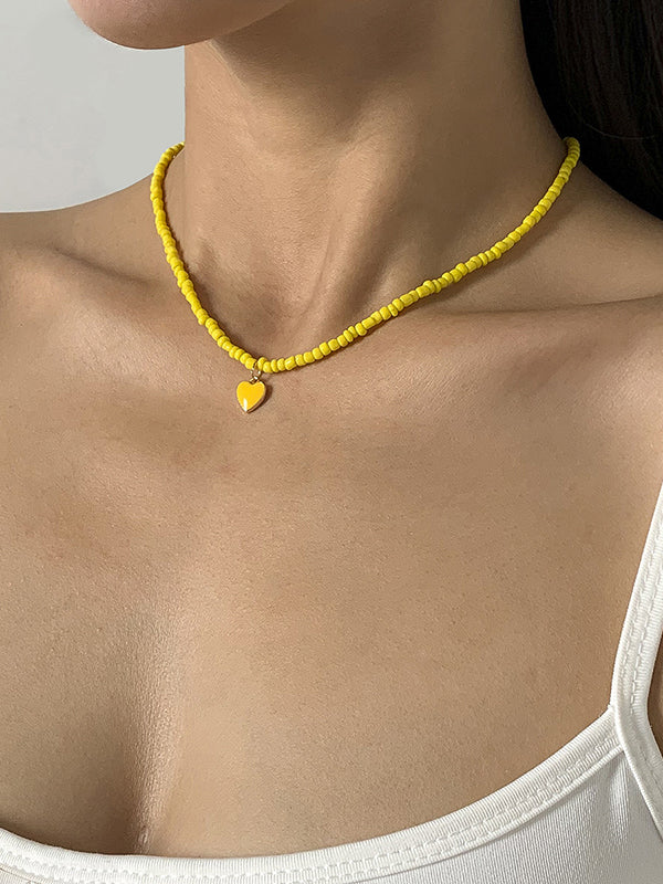Original Color Beads Necklace