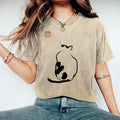 Vintage Japanese Art Cat Print Casual Cozy T-Shirt elevenforest