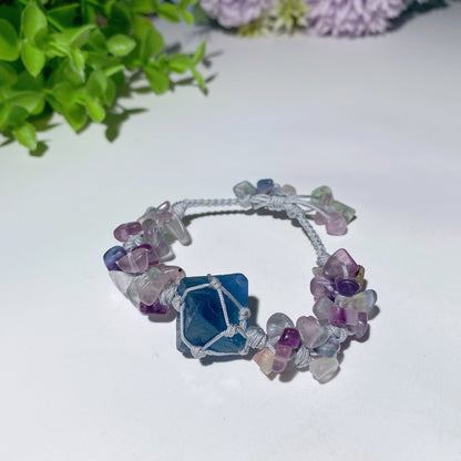 Adjustable Mixed Crystal Spiritual Bracelet 5-7cm Healing Energy