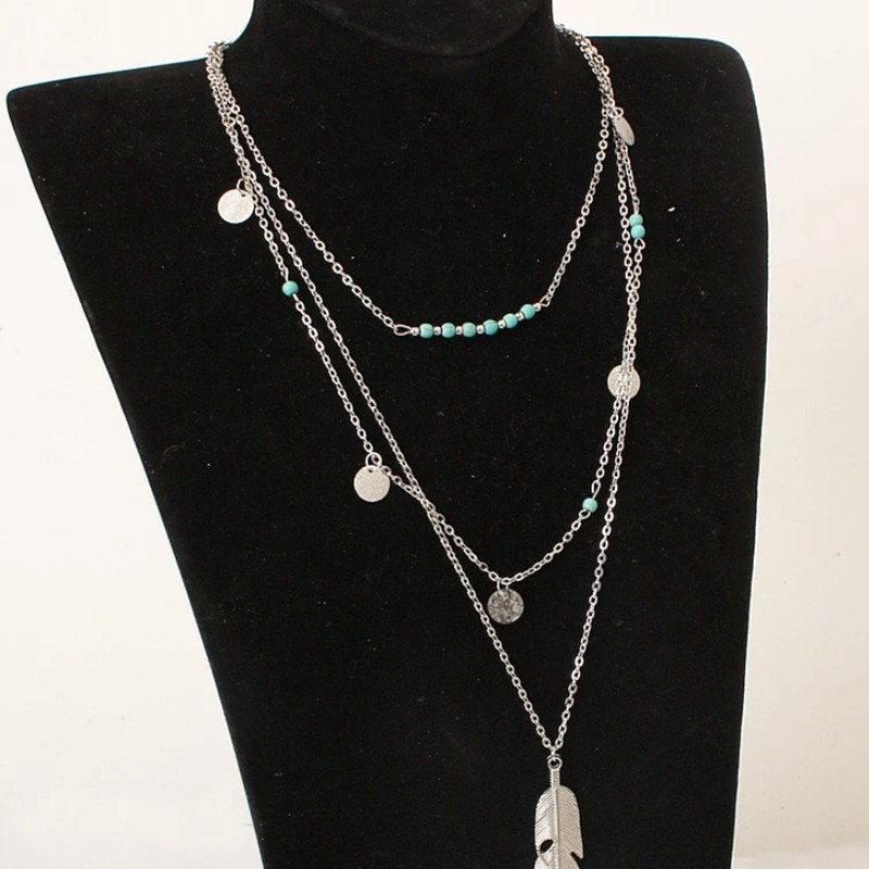 Simplicity Geometric Patchwork Necklaces