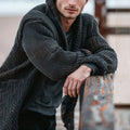 Men'S Vintage Knitted Jacquard Cozy Sweater Cardigan artswardrobe