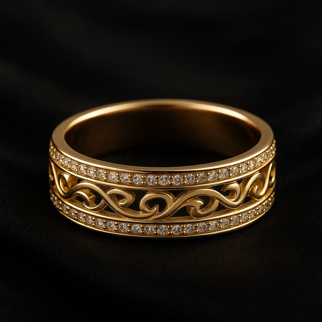 Beautiful Gold Ring with Unique Style