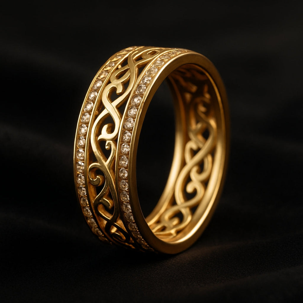 Beautiful Gold Ring with Unique Style