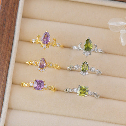 Alyssa Amethyst Ring