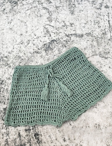 Swimwear Cover Up Stretchy Boxer Shorts Shorts Swimsuit Crochet Vacation Beach Wear Color Sleeveless Bathing Suits