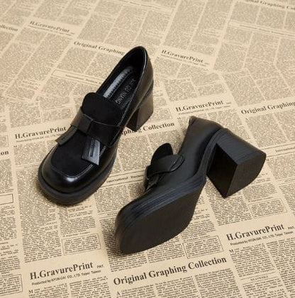 EP | - Chaussures en cuir encombrantes