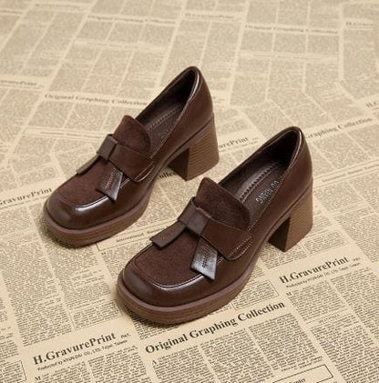 EP | - Chaussures en cuir encombrantes