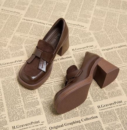 EP | - Chaussures en cuir encombrantes