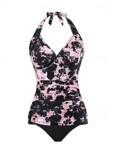 Halter Bikini Top Bathing Suit Swimsuits Colored Uv Protection Elastic Sleeveless Swimwear Swimsuit Surfing Diving Swimming Summer