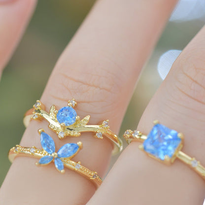 Azure Tiara Ring