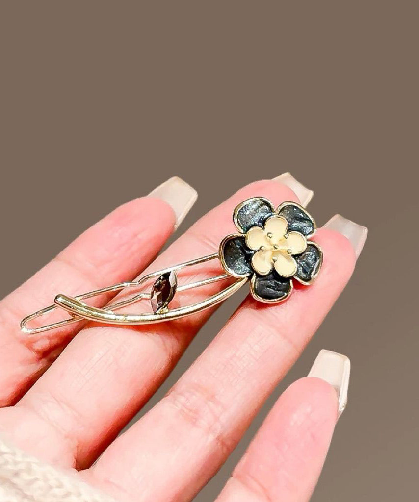 Original Design Black Alloy Hairpin