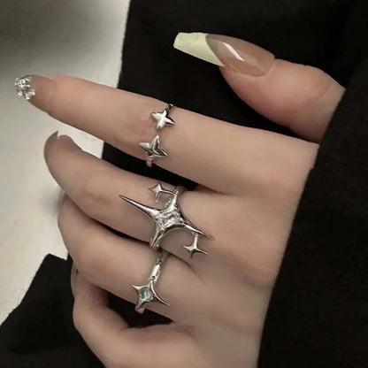 Gender-neutral Wings Skeleton Gothic Ring