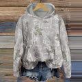 Comstylish Vintage Jungle Camouflage Graphic Hoodie