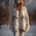 Cute Cat Face Embroidered Cozy Sweater Cardigan elevenforest