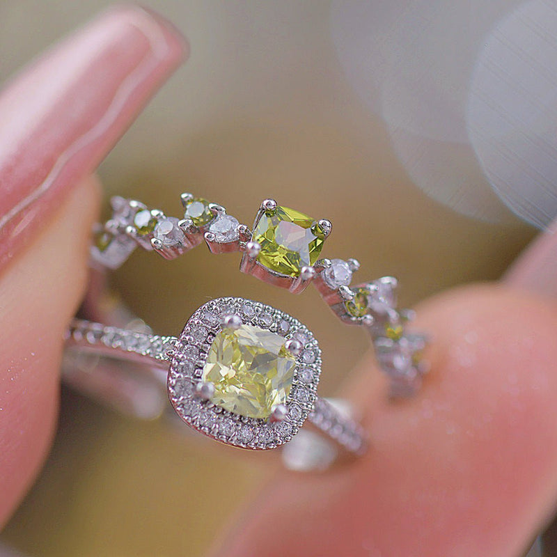 Peridot Poetry Ring