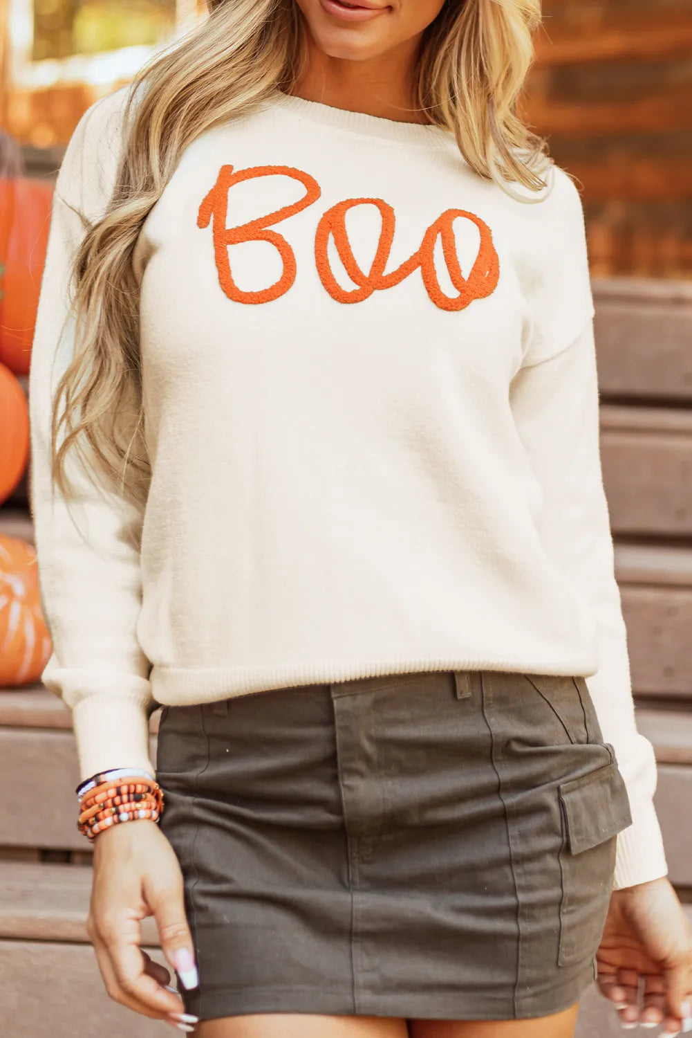 Kristin® | Crew neck sweater with long sleeves