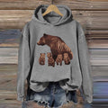 Comstylish Women's Grizzly Bear 399 Print Casual Hoodie