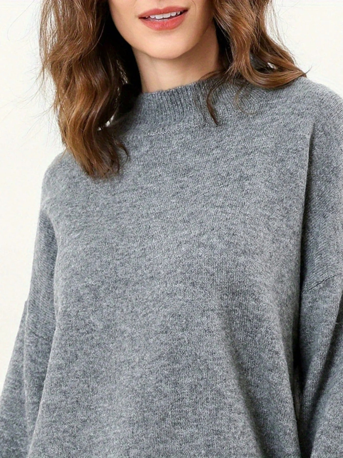LM | Elegant sweater with side slits