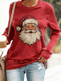 Comstylish Women's Christmas Print Casual T-shirt