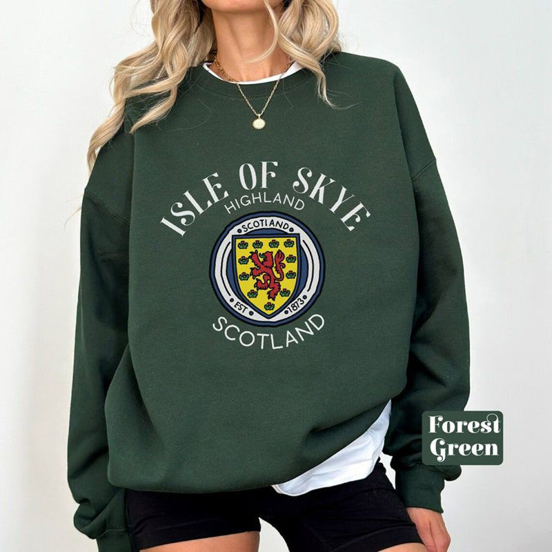Comstylish Isle Of Skye Scottish Print Casual And Comfortable Sweatshirt