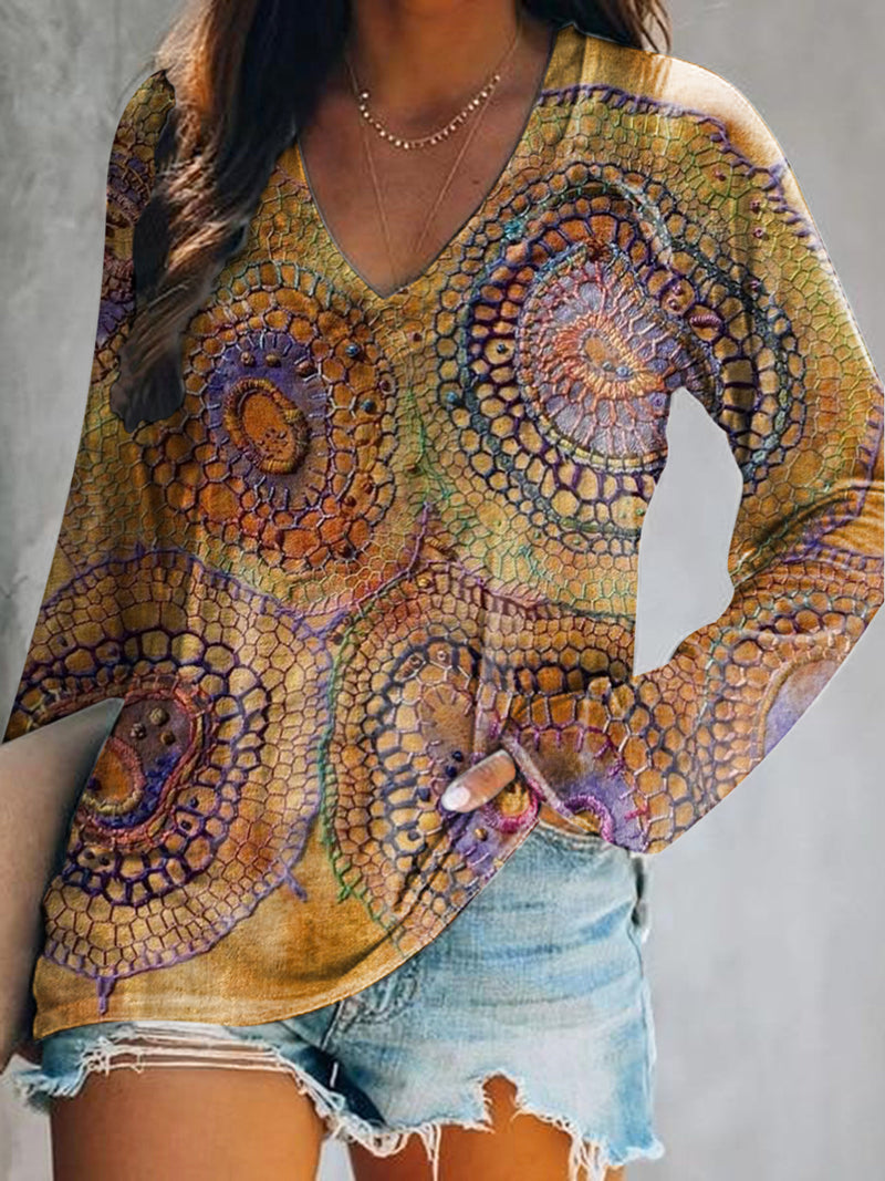 Timeless Vintage Style Top