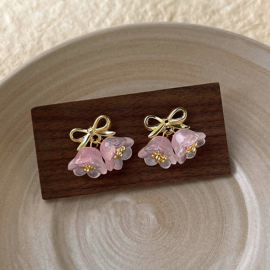 Bellefleur Earrings in Petal Pink