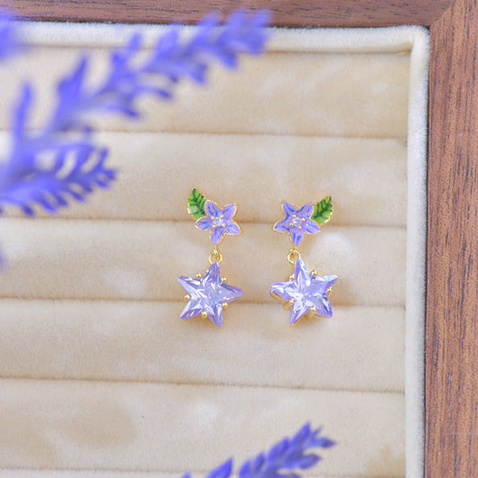 Bellflower Nocturne Earrings