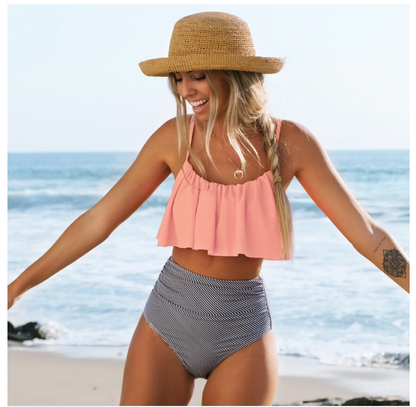 Auristela® | Colorful Bikini With Ruffles