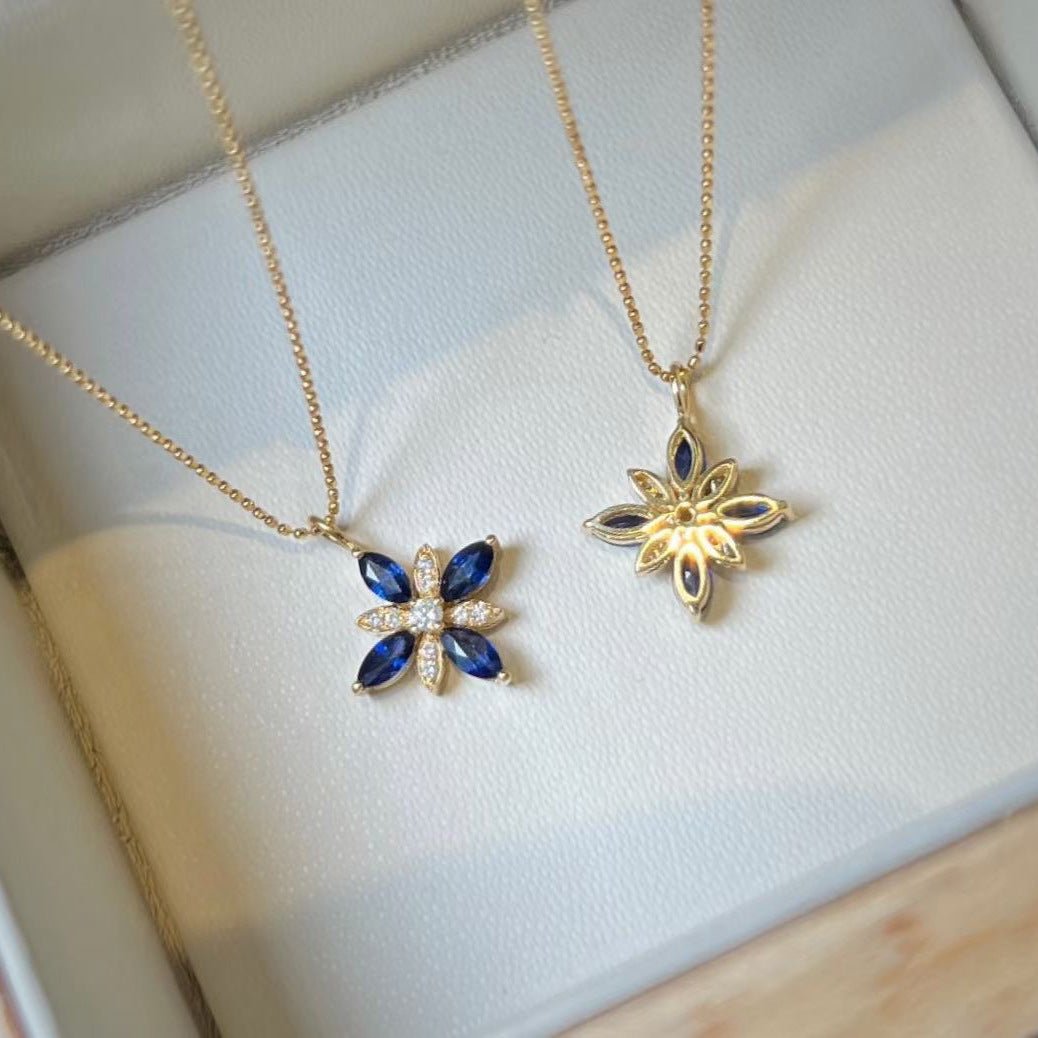 Blue Blossom Necklace