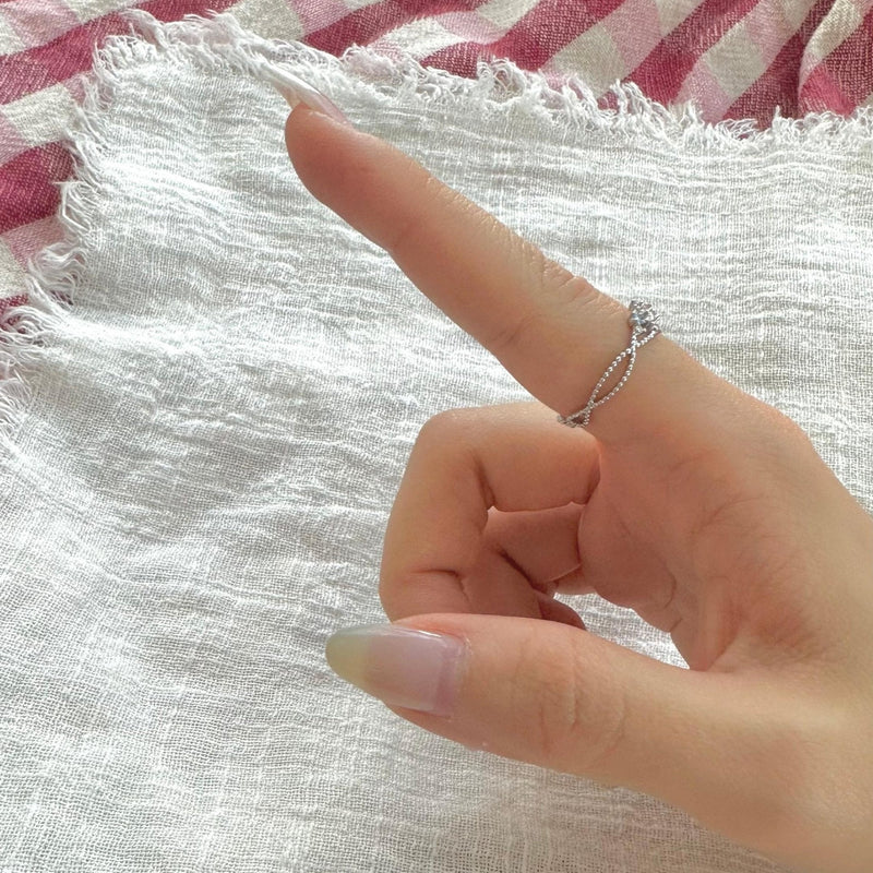 [] Mila Blue Gem Ring