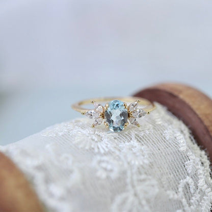 Blue Mirage Ring