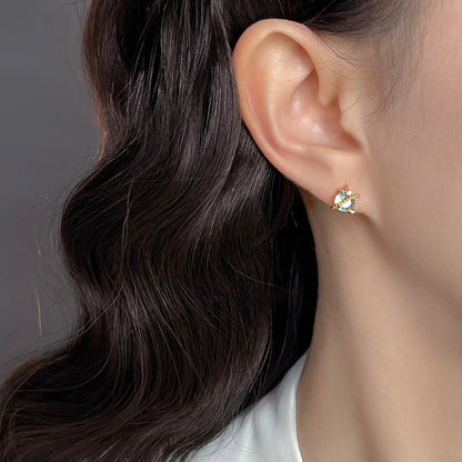Blue Planet Stud Earrings