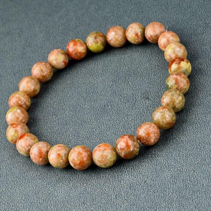 Elastic Rope Natural Stone Bracelet