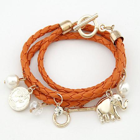 Elephant Statement Charm Bracelet