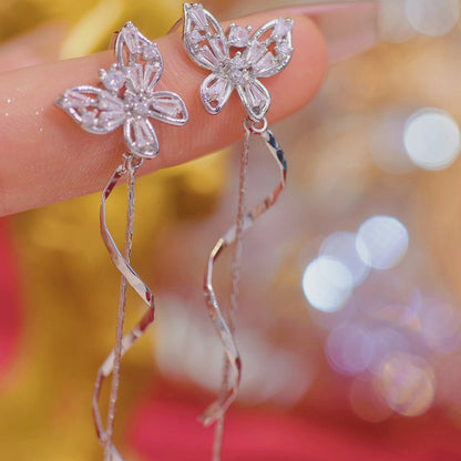 Tara Butterfly Drop Earrings