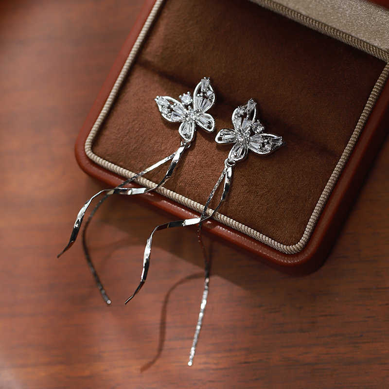 Tara Butterfly Drop Earrings