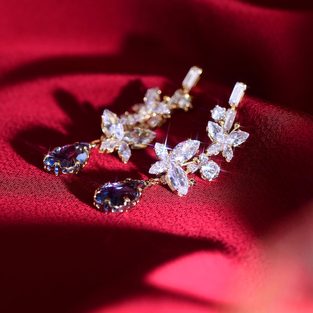 Yolanda Butterfly Drop Earrings