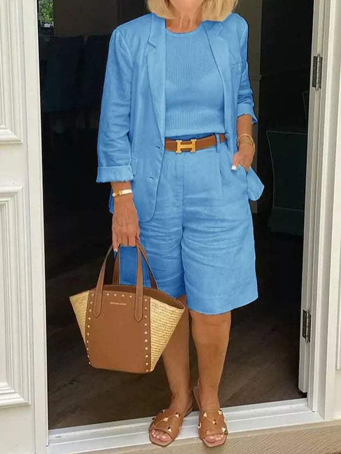 LM | Elegant blazer and shorts - Stylish - Ideal for warm days