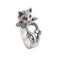 Unisex Vintage Cute Cat Ring elevenforest