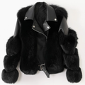 Eugenia® | Arctic luxury leather jacket with fur