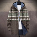 Vintage Knitted Jacquard Pattern Cozy Cardigan Sweater elevenforest