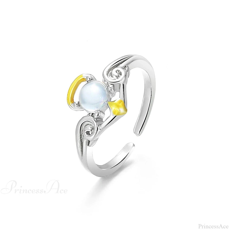 Dark Animal Butterfly Zircon Star Ring