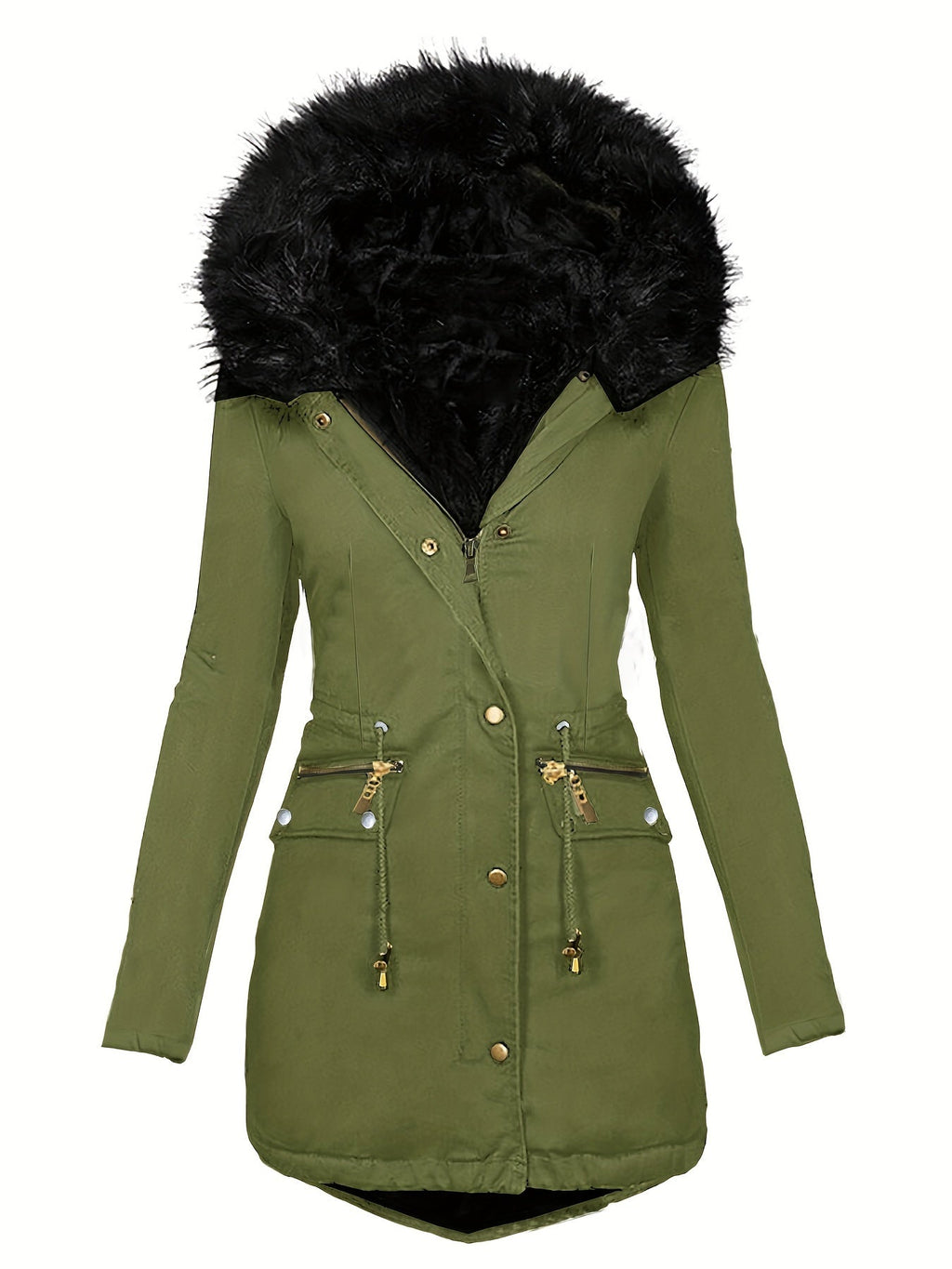 LM | Cozy fur coat for women