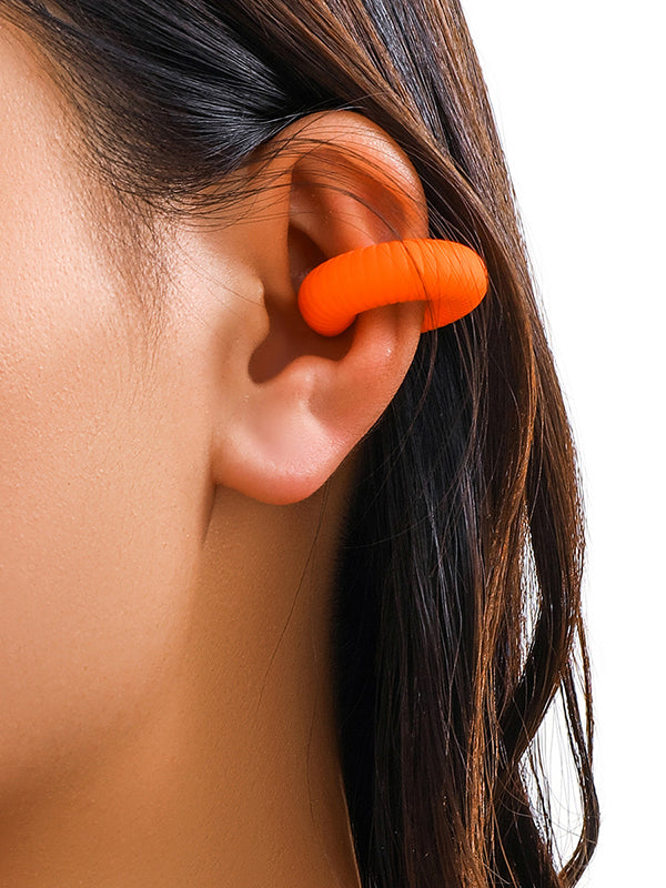 Geometric Color Ear Clip