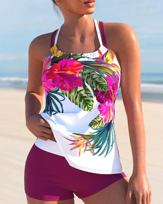 LM | Stylish and chic colorful swimsuit